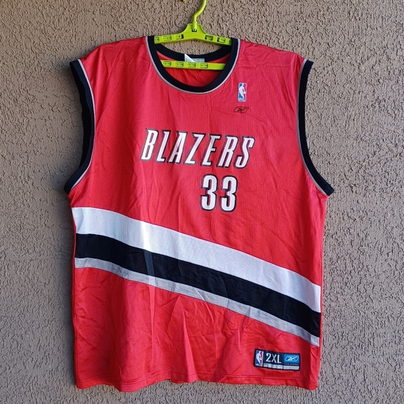 Vintage NBA Blazers Abdur Rahim Jersey 2XL Red